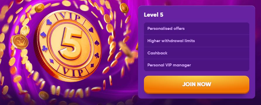 Join the Kingmaker VIP program and unlock personalised offers, cashback and a personal manager